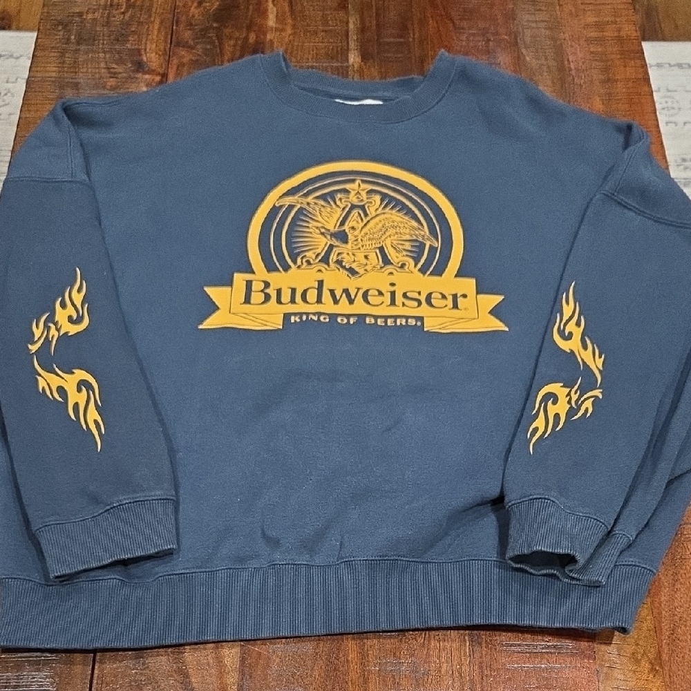 Budweiser Pacsun Blue Sweatshirt